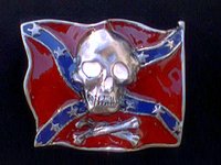 CSA Flag with Skull