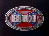 Confederate Flag Rebel Trucker