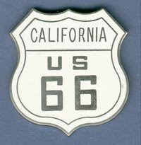 California US Route 66 Hat Pin