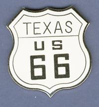 Texas US Route 66 Hat Pin